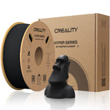 1 x RAW Customer Returns Creality official 3D printer filament, Hyper PLA High Speed Filament, 1.75mm 3D printing filament for high-speed printing, dimensional accuracy -0.02mm, 1kg spool - Black - RRP €26.99