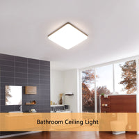 2 x RAW Customer Returns LED ceiling light, super bright 36W LED ceiling lamp 4000K neutral white 3300LM, IP44 waterproof bathroom ceiling light, modern LED flat lamp for bedroom, hallway, kitchen, living room, balcony - RRP €35.38