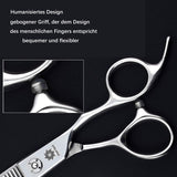 1 x RAW Customer Returns Dream Reach hair scissors, hairdressing scissors, thinning scissors, sharp hair cutting scissors, Japanese stainless steel 440C, handmade for thinning and shaping, perfect haircut, V-tooth blade - RRP €29.99