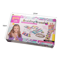 1 x Brand New Vissen Diy Bracelet Girls Colorful Woven Weaving Handmade 6-12 Years Old Bracelet Activity Art Friendship Beautiful Chain - RRP €20.4