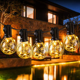 1 x RAW Customer Returns Outdoor fairy lights, GlobaLink G40 fairy lights bulbs IP65 waterproof with 30 3 replacement bulbs garden fairy lights warm white indoor outdoor for room, bar, garden, balcony, party, terrace decoration -11.7M - RRP €37.55