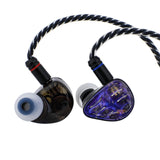 1 x RAW Customer Returns LINSOUL Qkz X Hbb Hades 9mm LCP Diaphragm Dual Dynamic Driver In-Ear Monitor, HiFi Bass Headphones, Wired IEM Earbuds with 3D Printed Housing, 2-Pin Detachable Cable With Microphone  - RRP €57.47