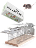 1 x RAW Customer Returns Novacatch Mousetrap 1 piece THE ORIGINAL live mouse traps with double door for easy filling of the trigger Incl. instructions bait tips - Improved trap doors reduce the risk of injury - RRP €9.02