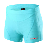 1 x RAW Customer Returns Souke Sports Women s Cycling Underwear 3D Padded Breathable Cycling Underwear Short Light Blue - XXL - RRP €19.79