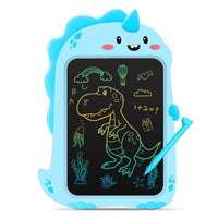 1 x RAW Customer Returns ALLCELE LCD Writing Board Children s 8.5 Inch Colorful Magic Board Painting Board Toy Dinosaur Drawing Board from 2 3 4 5 6 7 8 Years Old Boy Girl Christmas Birthday Gifts Blue  - RRP €15.99