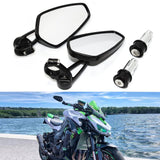 1 x RAW Customer Returns DREAMIZER 7 8 22mm Motorcycle Handlebar Mirrors, Motorbike Rearview Mirrors for Z1000 ER6N ER6F MT01 MT03 FZ6 GSF1250 GSF600 Monster M696 - RRP €29.34