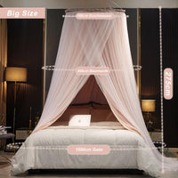 1 x RAW Customer Returns Anmas Power Bed Canopy for Girls Double Layer Dome Mosquito Net Princess Canopy for Girls Bedroom Decoration Reading Nook - RRP €55.46