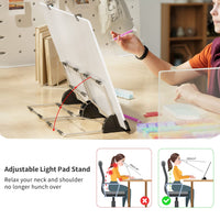 1 x RAW Customer Returns ARTDOT A3 light table as 5D diamond painting accessories, adjustable brightness diamond painting light panels with stand for diamond painting adults - RRP €25.7