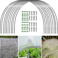 1 x RAW Customer Returns HuaMuDM planting tunnel arches, greenhouse hoops fiberglass, garden tunnel hoops, foil tunnel arches, greenhouse hoops, greenhouse hoops foil tunnel, arches for foil tunnels, garden hoops raised bed - RRP €18.3