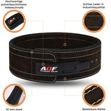 1 x RAW Customer Returns AQF Powerlifting Belt Lever Buckle, 4 Wide Thick 10mm Cowhide Gym Belt Men, Weight Lifting Belt, Bodybuilding Gym Belt for Powerlifting, Fitness Gym - RRP €40.39