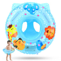 1 x Brand New Baby Swimming Ring, 52 cm Inflatable Baby Float with Baby Safety Seat, Baby Float Ring for 6-36 Months for Kids Babies Summer, Swimming, Pool Pink  - RRP €27.6