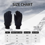 8 x Brand New Naturehike -5 to 5 Winter Warm Non-Slip Gloves Filled with 3M Thinsulate Thermal Cotton Wind Cuffs Suitable for Winter Cycling Skiing Mountaineering Snow Shoveling Black - RRP €220.8