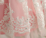 1 x RAW Customer Returns TTYAOVO Baby Girl Flower Lace Princess Tutu Dress Size 80 6-12 Months 790 Pink-c - RRP €28.99