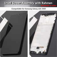 1 x RAW Customer Returns YHX-OU 6.4 Black Incell Frame Screen for Samsung Galaxy A31 SM-A315F SM-A315G LCD Screen LCD Display Touch Screen Digitizer Replacement Assembly with Tools Included and Tempered Glass - RRP €28.87