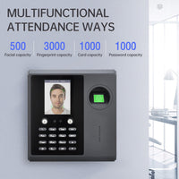 1 x RAW Customer Returns Bisofice F16 Small Business Time Detection Fingerprint Password Time Detection, Support Facial Recognition, Finger Scans, RFID, Security Check - RRP €129.99