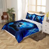 1 x RAW Customer Returns Homewish Gaming Bedding Set Boys Teens Game Room Decor Duvet Cover Kids Youth Blue Gamepad Printed Gamer Duvet Cover Modern Novelty Video Games Bedroom Decor Bedspread, 135x200 - RRP €30.24