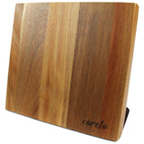 1 x RAW Customer Returns CORELO Magnetic knife block knife board made of wood without knives acacia  - RRP €28.22