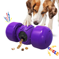 12 x Brand New LACCEN Dog Toy Occupation, Dog Intelligence Games, Dog Food Dispenser with Fun Laughing Sounds, Reduces Boredom, Puzzle Toy for Medium Large Dogs Purple  - RRP €143.88