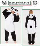 1 x RAW Customer Returns Panda Onesie Women s Winter Tracksuit Plush Animal Unisex One-Piece Pajamas with Hoods Full Women s Tracksuit Suitable as a Carnival Animal Costume or Family Christmas Pajamas Panda-7108,S  - RRP €28.42