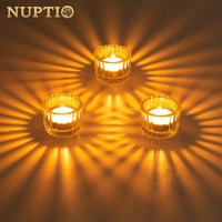 1 x RAW Customer Returns NUPTIO Clear Tealight Holder Tealight Glasses Glass 12 Pack Small Candle Glasses Tealight Glass Tealight Glasses Votive Candle Holder Ribbed Wedding Table Centerpieces Dining Room Christmas Decorations - RRP €20.36