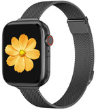 1 x RAW Customer Returns AMSKY Slim Strap Compatible with Apple Watch 40mm 38mm 41mm 42mm 44mm 45mm 49mm Women Dual Magnet Adjustable Metal Watch Strap Compatible with iWatch Se Ultra 9 8 7 , 6 - RRP €10.8