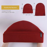 1 x Brand New FURTALK - Women s knitted winter hat, winter hat, soft and warm, unisex, colour red, one size - RRP €24.0