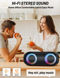 1 x RAW Customer Returns NOTABRICK Bluetooth Speaker with RGB Light Portable Music Box Bluetooth Box 30W True Wireless Stereo, 24h Battery, IPX7 Waterproof Speaker Boxes Bluetooth for Home, Outdoor, Garden - RRP €99.99