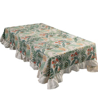 1 x Brand New rismart Rectangular Linen Tablecloth Fabric Cover Table Cloth for Top Desk Multicolor,90 x 90 cm - RRP €19.2