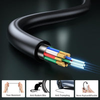 1 x RAW Customer Returns FeizLink 8K HDMI Fiber Optic Cable 8M, HDMI 2.1 Cable Supports 4K 120Hz 8K 60Hz 48Gbps HDR10 eARC, Compatible with Blu-ray TV Box HDTV Projector Game Console AVR - RRP €57.49