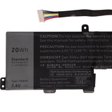 1 x RAW Customer Returns swark TM9HP Laptop Battery Compatible with Dell Latitude 13 7350 Keyboard Dock FRVYX J84W0 - RRP €58.0