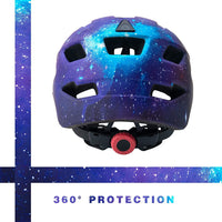 1 x RAW Customer Returns SIFVO bicycle helmet for children boys and girls 50-57cm, children s bicycle helmet with removable visor, children s helmet, multisport helmet, children, safe and comfortable, 5-14 years - RRP €39.99