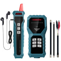 1 x RAW Customer Returns Network cable tester HANMATEK, adjustable sensitivity, easy handling, POE, multifunctional line finder, network cable tester, line search, line alignment, line measurement - RRP €25.01