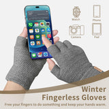 9 x Brand New SUTIYO Fingerless Gloves Winter Mittens for Women and Men Warm Knitted Gloves for Driving Sports Cycling Skiing Bodybuilding Run - RRP €125.91