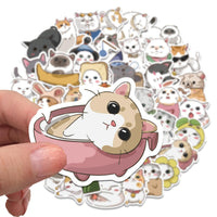 1 x Brand New Qpout 122PCS Cute Cat Stickers - RRP €20.4