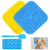 30 x Brand New Nepfaivy Lick Mat Dog and Cat Lick Mat - Pack of 2 Dog Lick Mats with 1 Silicone Spatula for Dogs Small to Large, Lick Mat Dog Perfect for Dog Bathing, Training, Grooming and Claw Care - RRP €376.5