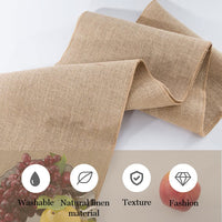 20 x Brand New Natural burlap table runner, vintage jute table runner, vintage jute fabric table runner, wedding table runner, khaki table runner for Christmas decoration, wedding party decoration, home decor, 180 x 30 cm - RRP €156.0