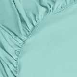 1 x RAW Customer Returns Utopia Bedding - Set of 2 Fitted Sheets 90x200cm - Spa Blue - Brushed Microfiber Fitted Sheet - 35 cm Deep Pocket - RRP €15.99