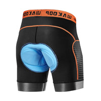 1 x Brand New wakdop Men s Cycling Underpants 3D Gel Sports Pants Mountain Road Bike Shorts with Pad Cycle Undershorts Padded Cycling Clothing for Men-Orange M - RRP €27.6