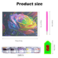 2 x Brand New Gohytal 5D Diamond Painting Adult Set 35 50cm , DIY Full Diamond Painting Pictures for Home Wall Decoration, Diamond Painting Accessories as a Gift for Girls Women Men Mom Grandma - RRP €40.8