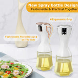 1 x RAW Customer Returns Bestdin oil sprayer for cooking oil, 2 pieces oil sprayer with delicate design, 150 ml glass oil spray bottle, food grade oil sprayer for hot air fryer, salads, grilling, baking, deep-frying. - RRP €14.11