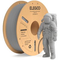 1 x RAW Customer Returns ELEGOO PLA Filament 1.75 1KG Gray, PLA Plus Filament for 3D Printer, Dimensional Accuracy - 0.02mm, 3D Filament Spool, for Most 3D Printers - RRP €23.99