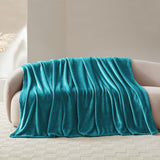 1 x RAW Customer Returns WAVVE cuddly blanket, fluffy blanket, fleece blanket, sofa blanket, 150 x 200 cm for summer blanket, couch blanket, turquoise blanket, soft sofa throw, XL - RRP €20.16