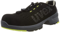 1 x RAW Customer Returns Uvex 1 perforated low shoe, safety shoes S1 SRC, work shoes for women men, black lime - size 47 - RRP €95.56