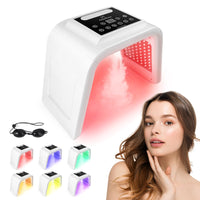 1 x RAW Customer Returns Deciniee LED Facial Mask 6 Colors LED Mask with Spray Function - Professional Beauty Machine for All Skin Types - RRP €67.33