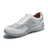 1 x RAW Customer Returns JOMIX Summer Women s Shoes Casual Sneakers Elegant Breathable Lightweight Comfortable Walking Shoes SD9306 White 36 - RRP €33.4