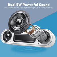 1 x RAW Customer Returns YYV PC Speakers, USB Computer Speakers for Desktop, Laptop, Mini Soundbar Speakers for Notebook Tablet Phone, Dual 5W Power Sound with Deep bass Mute Button - white - RRP €19.98