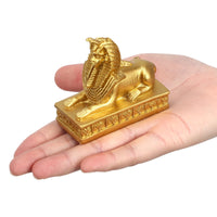 1 x RAW Customer Returns 2 Pieces Sphinx Statue Egyptian Pharaoh Giza Sphinxes Decoration Lion Mythology Figurine Fengshui Desktop Ornament for Home Office - RRP €20.42