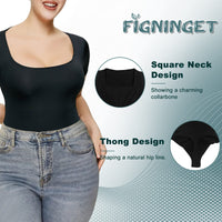 1 x RAW Customer Returns Figninget Shapewear Tummy Control Bodice Body Shape Shaping Bodysuit Bodyshape Tummy Control Women s Body Strong Shaping - RRP €24.7