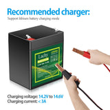 1 x RAW Customer Returns Lachy 12V 6Ah LiFePO4 Lithium Battery 2000 Maintenance Free Rechargeable Deep Cycle Battery with Built-in BMS for Power Wheel, Kids Scooter, Fish Finder, Lawn Mower, Lighting and More - RRP €29.99