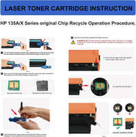 1 x RAW Customer Returns LEMERO SUPERX compatible with HP 135A W1350A Toner without chip for HP Laserjet MFP m234dw m234sdw m234sdwe m209dwe m234sdn m234sdne m234sdne m209dw m209dwe - RRP €25.56